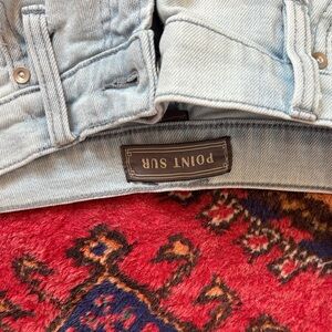 Great point sur denim jeans
